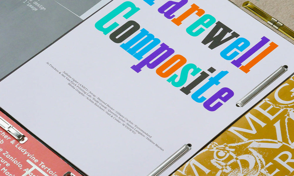 Lancement de l'ultime numéro de la revue annuelle de design graphique Composite