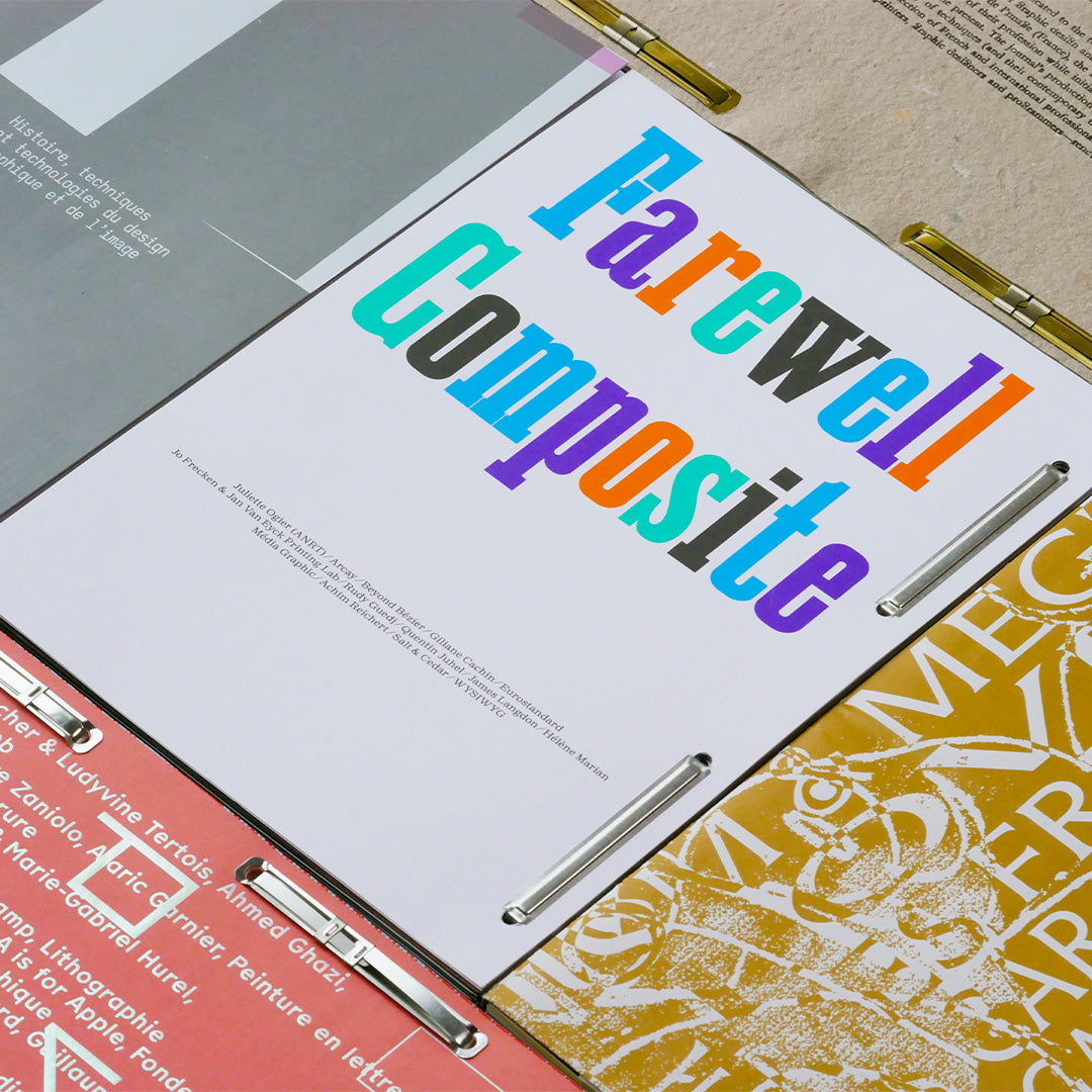Lancement de l'ultime numéro de la revue annuelle de design graphique Composite