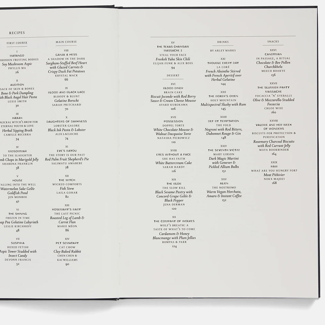 Horror Caviar A Cookbook