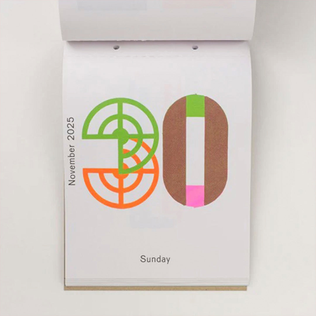 Karel Martens - calendar 2025 - everyday is a new day