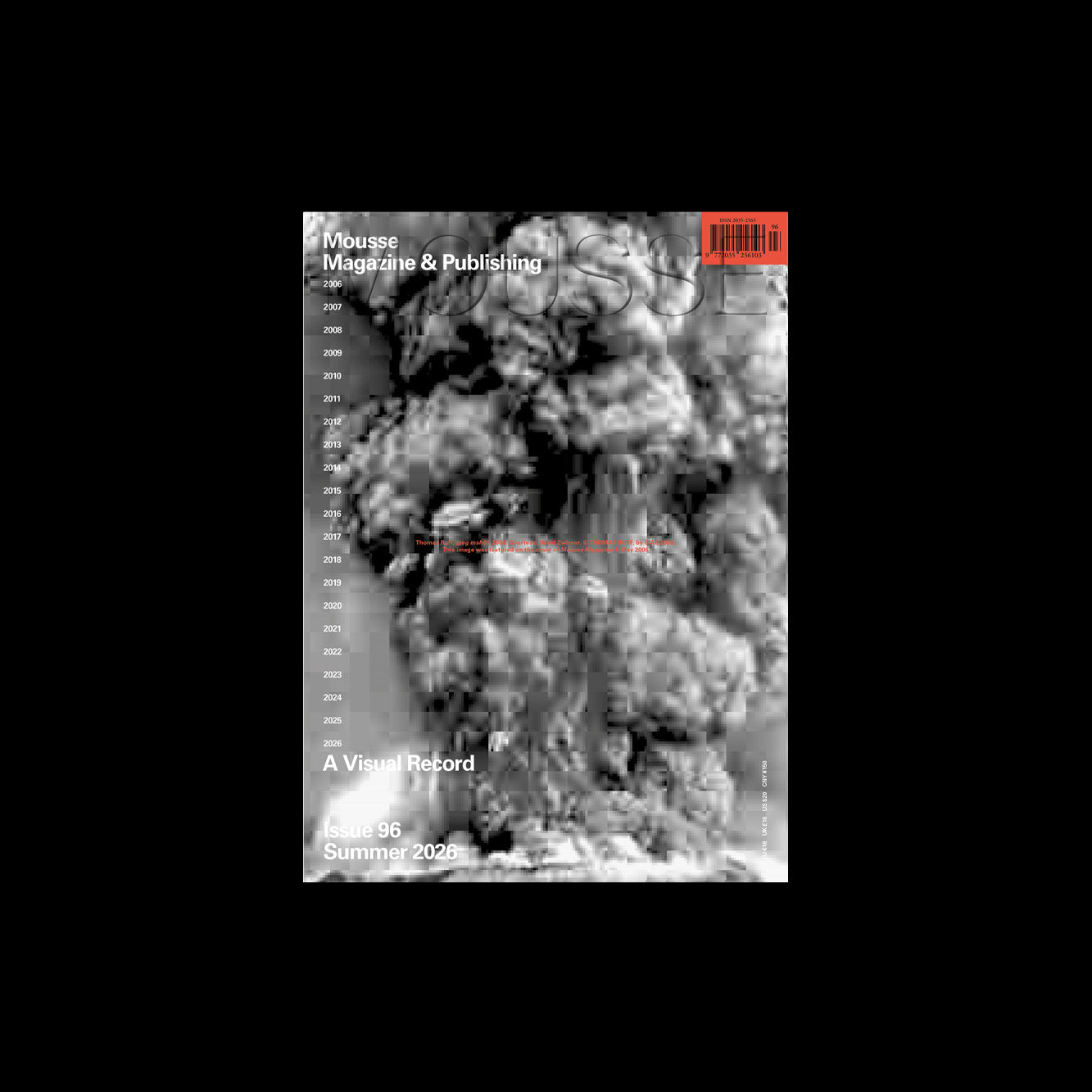 Mousse Magazine Issue 96 Summer 2026
