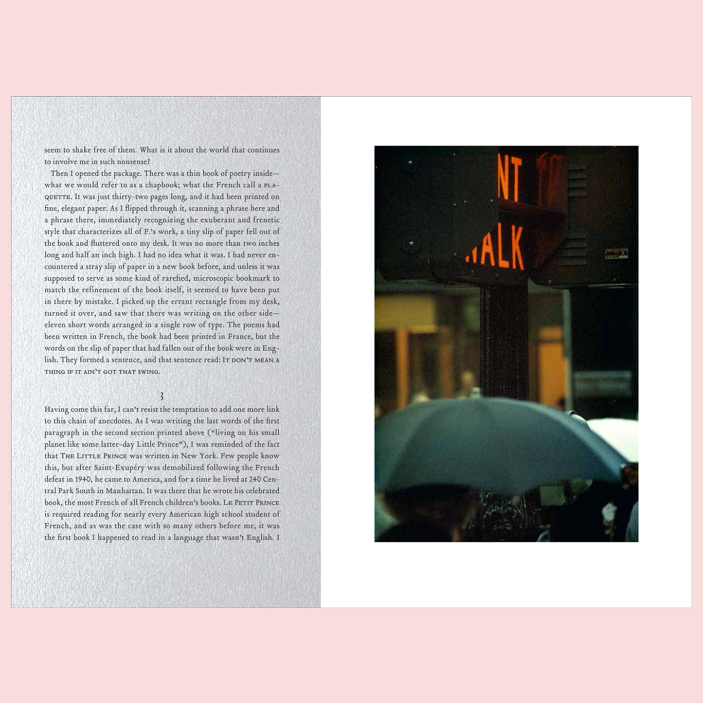 It don't mean a thing: photographs by saul leiter with a story by paul auster - reprint edition