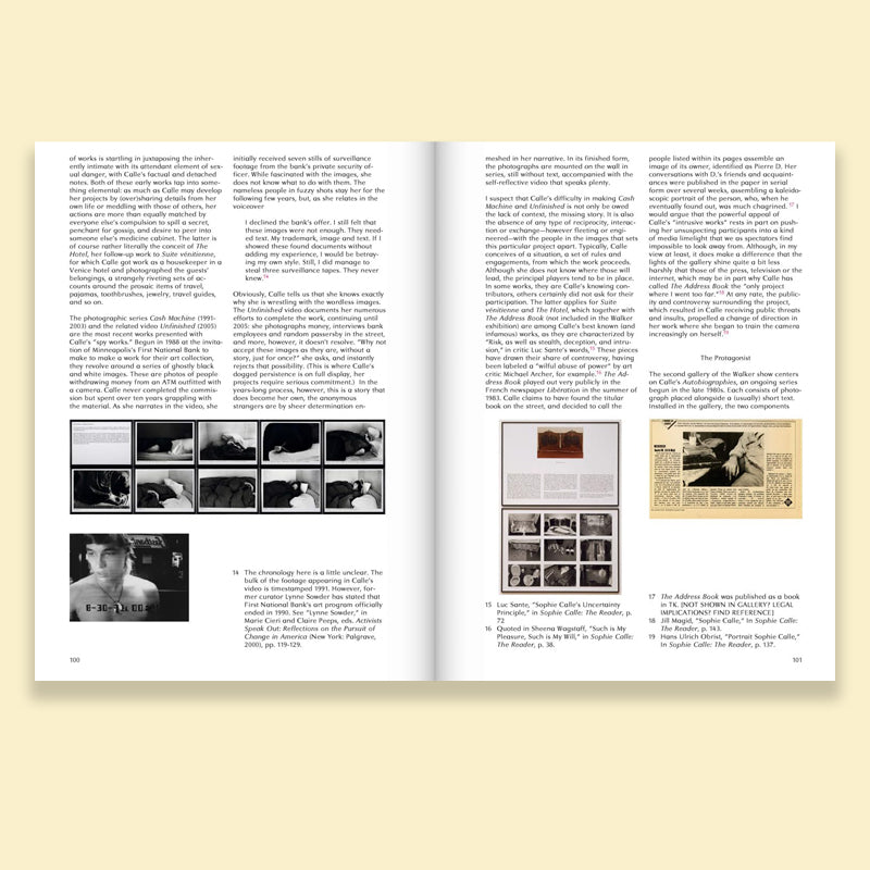 Sophie Calle: Overshare