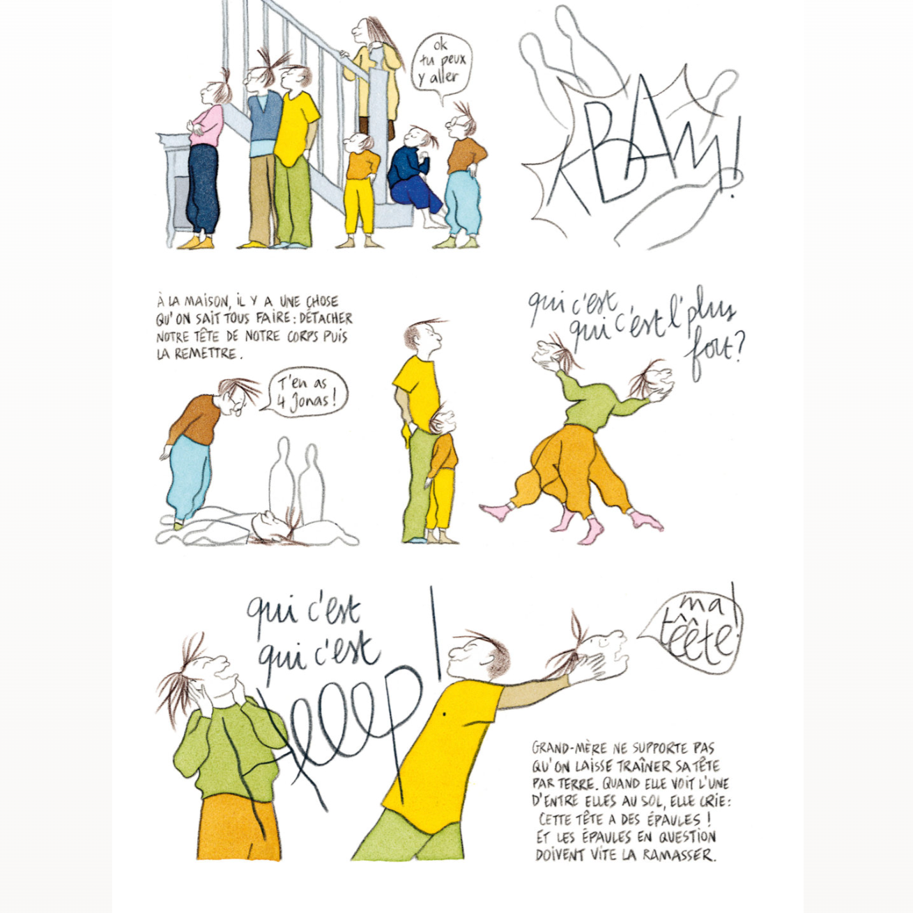 La tête sur mes épaules