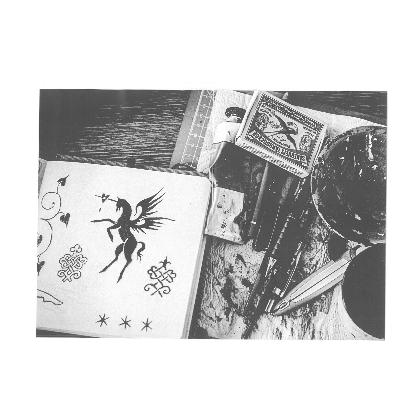 H13 mini tattoo zine - Hopefulll Pessimist