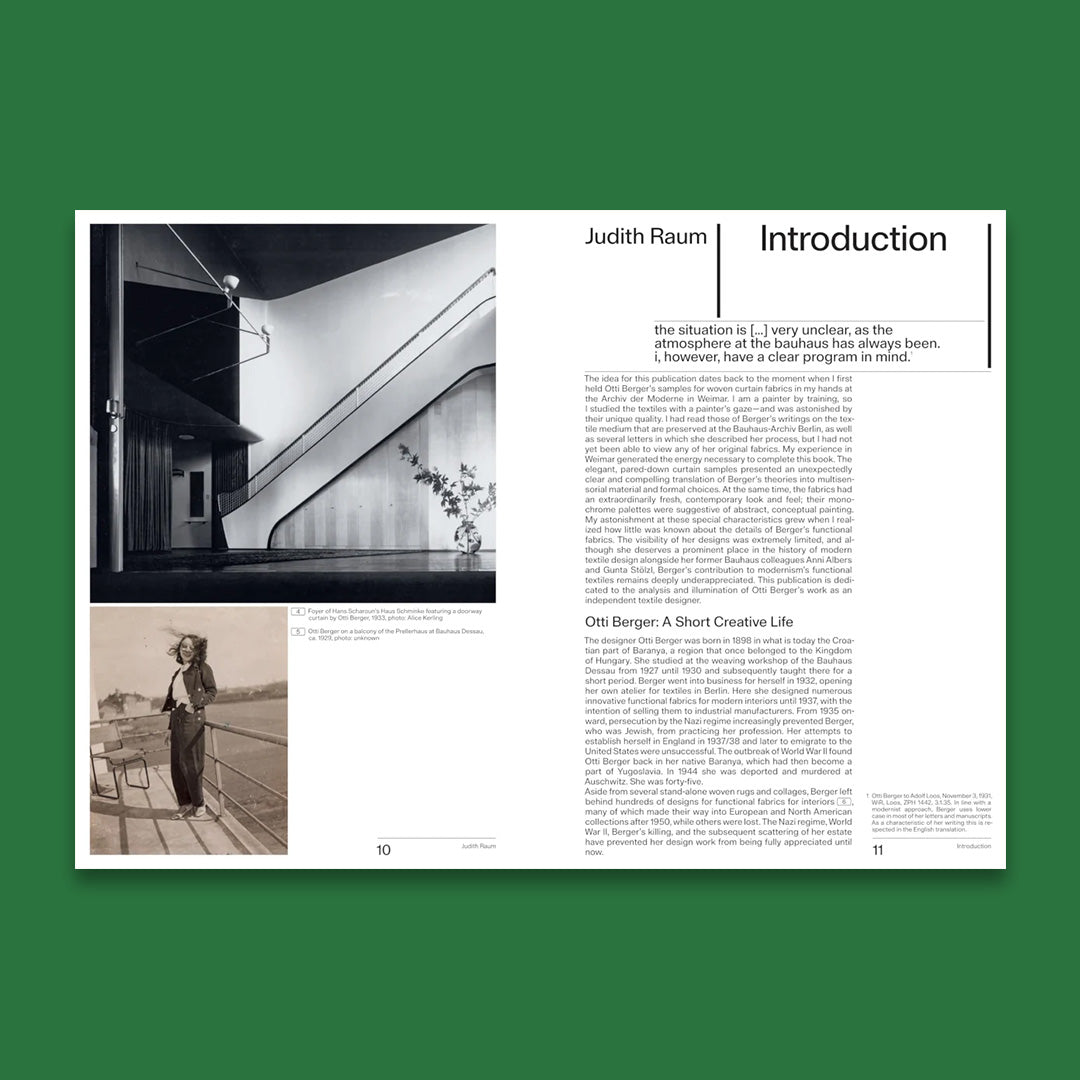 Otti Berger Weaving for Modernist Architecture /anglais
