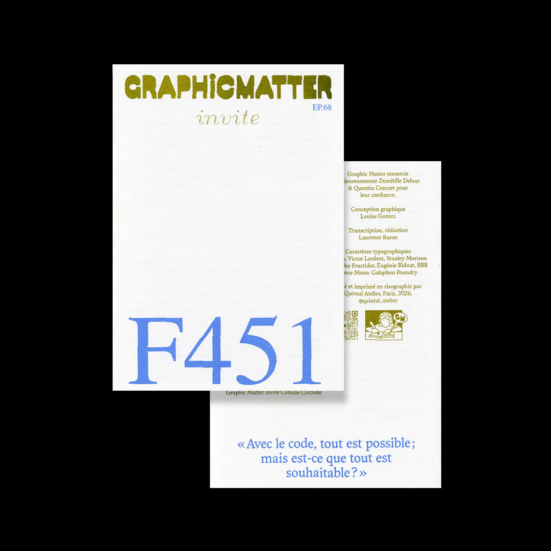 Graphic Matter invite F451