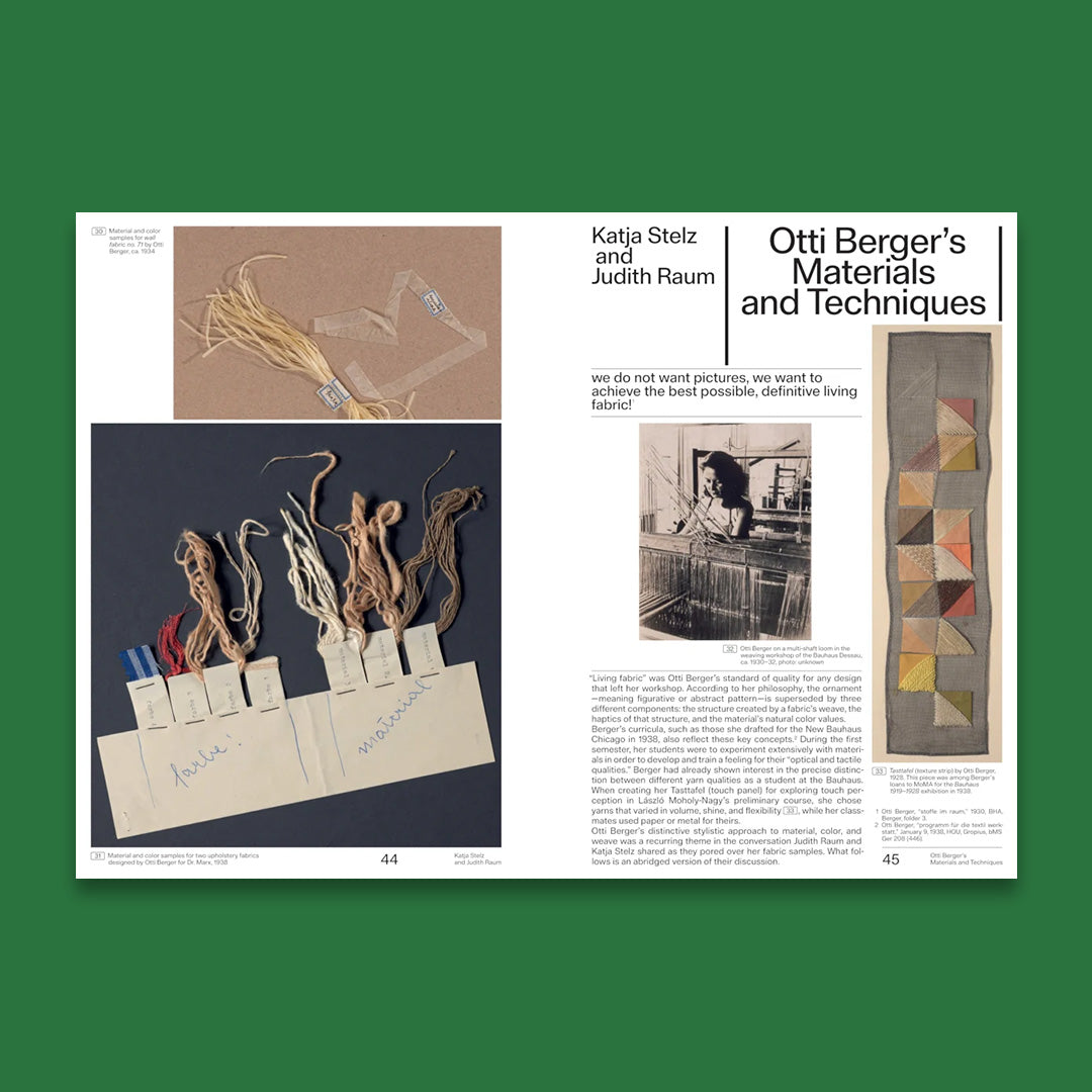 Otti Berger Weaving for Modernist Architecture /anglais