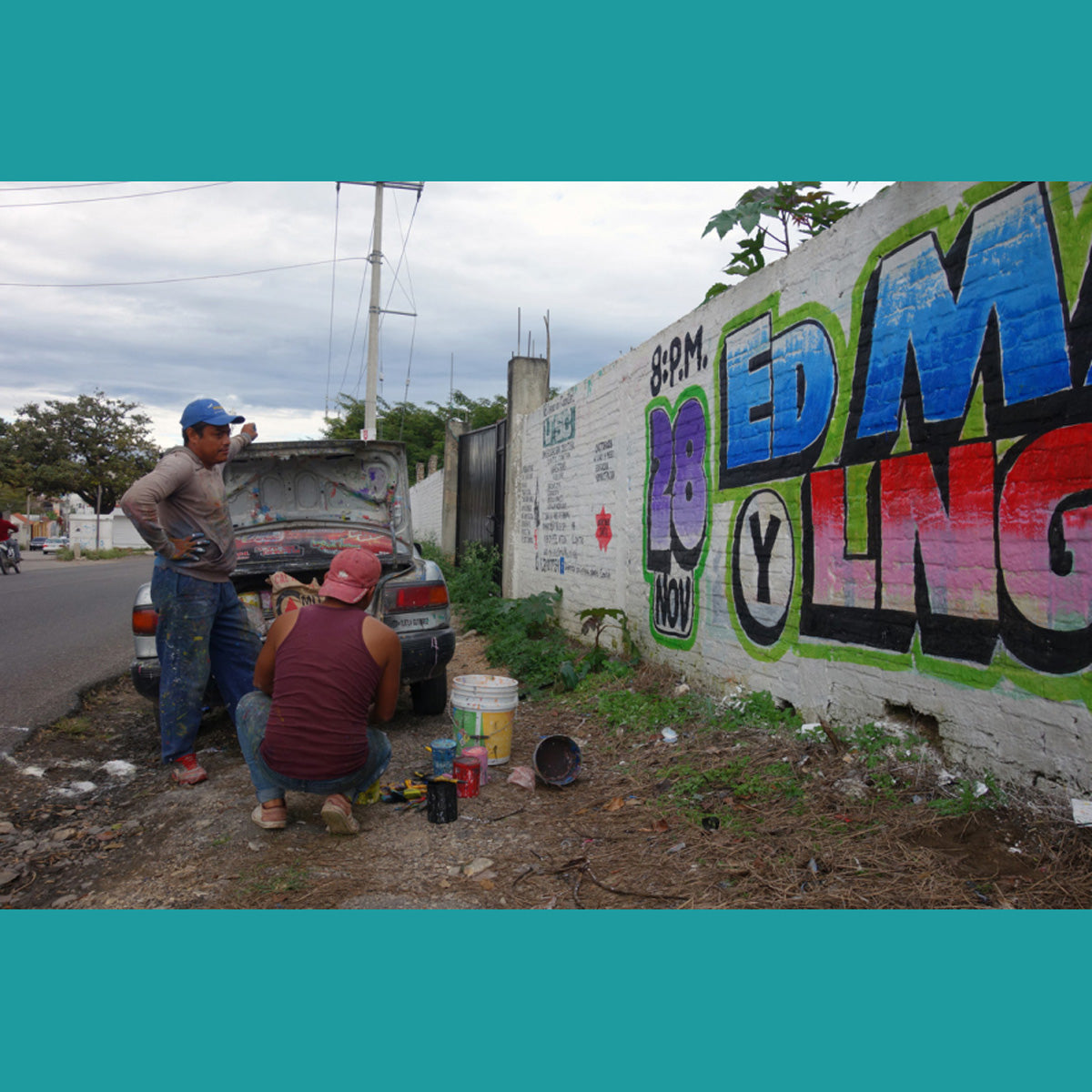 Arte en vivo - bardas sondieras au mexico