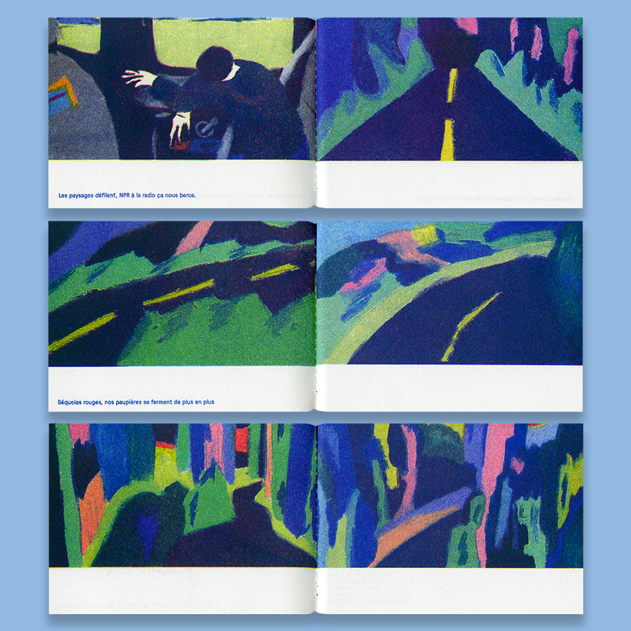 Au Bord d'une route vers Camp Meeker