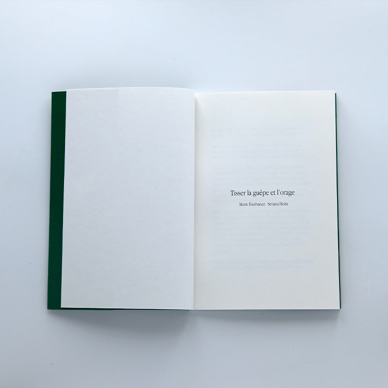 Tisser la guêpe et l'orage