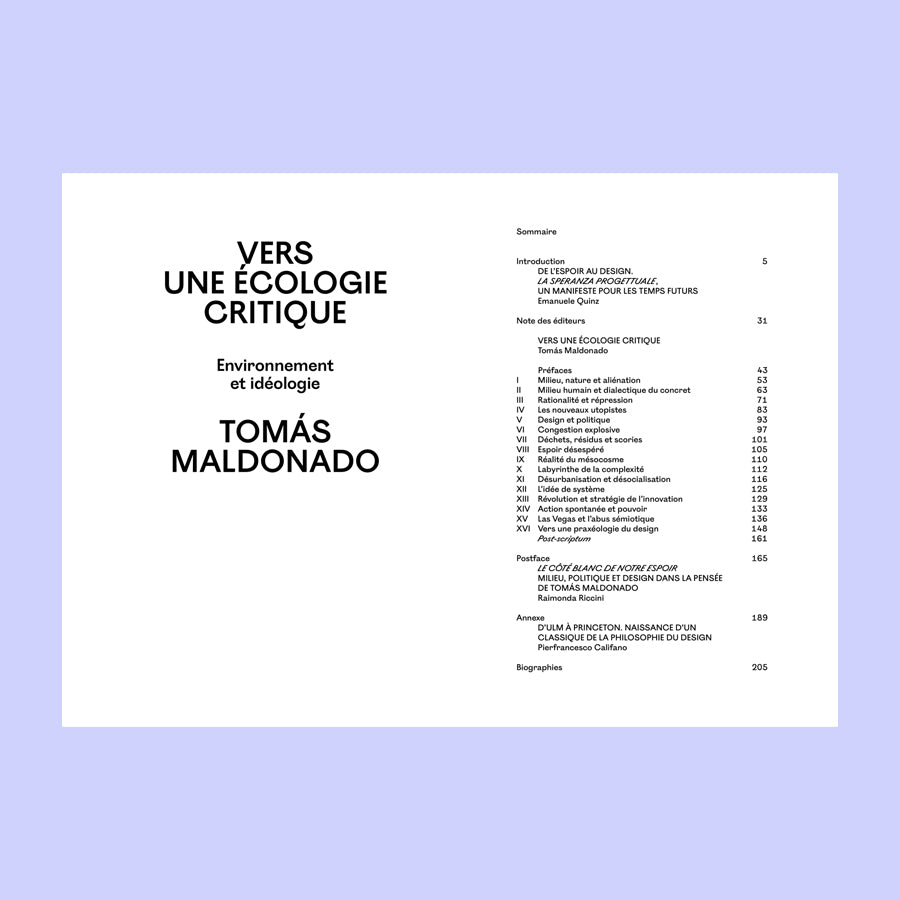 Vers une écologie critique
