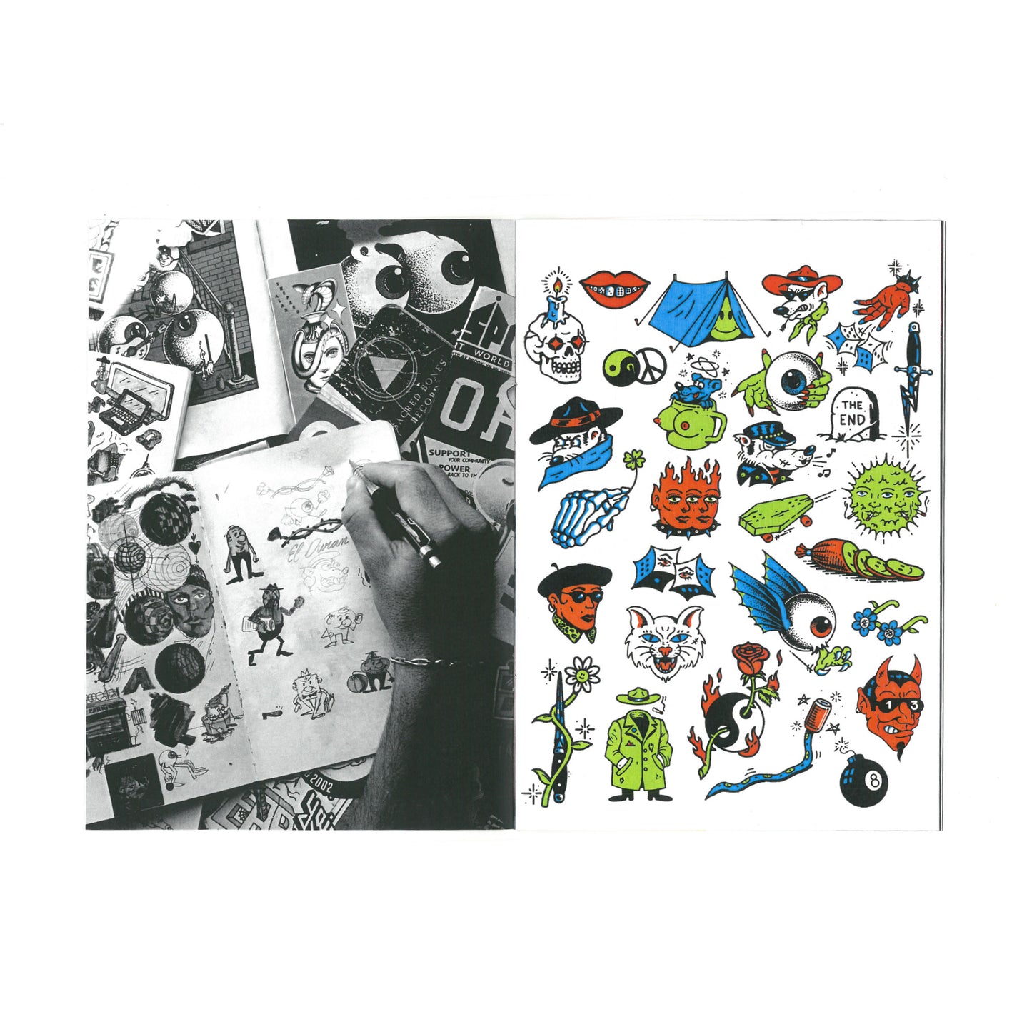 H13 mini zine tatoo - Daniel Shepard