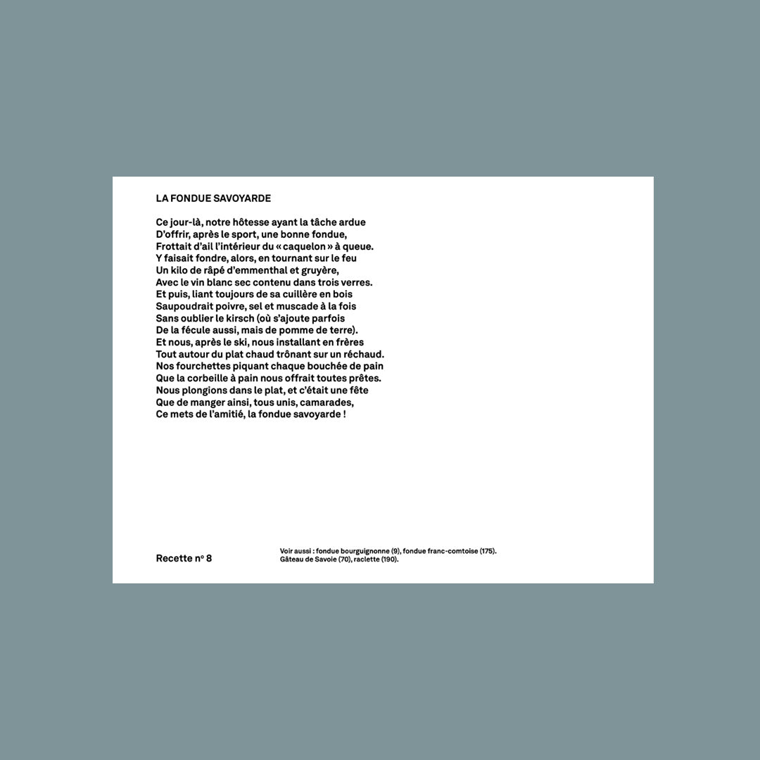 Bons baisers, bon appétit