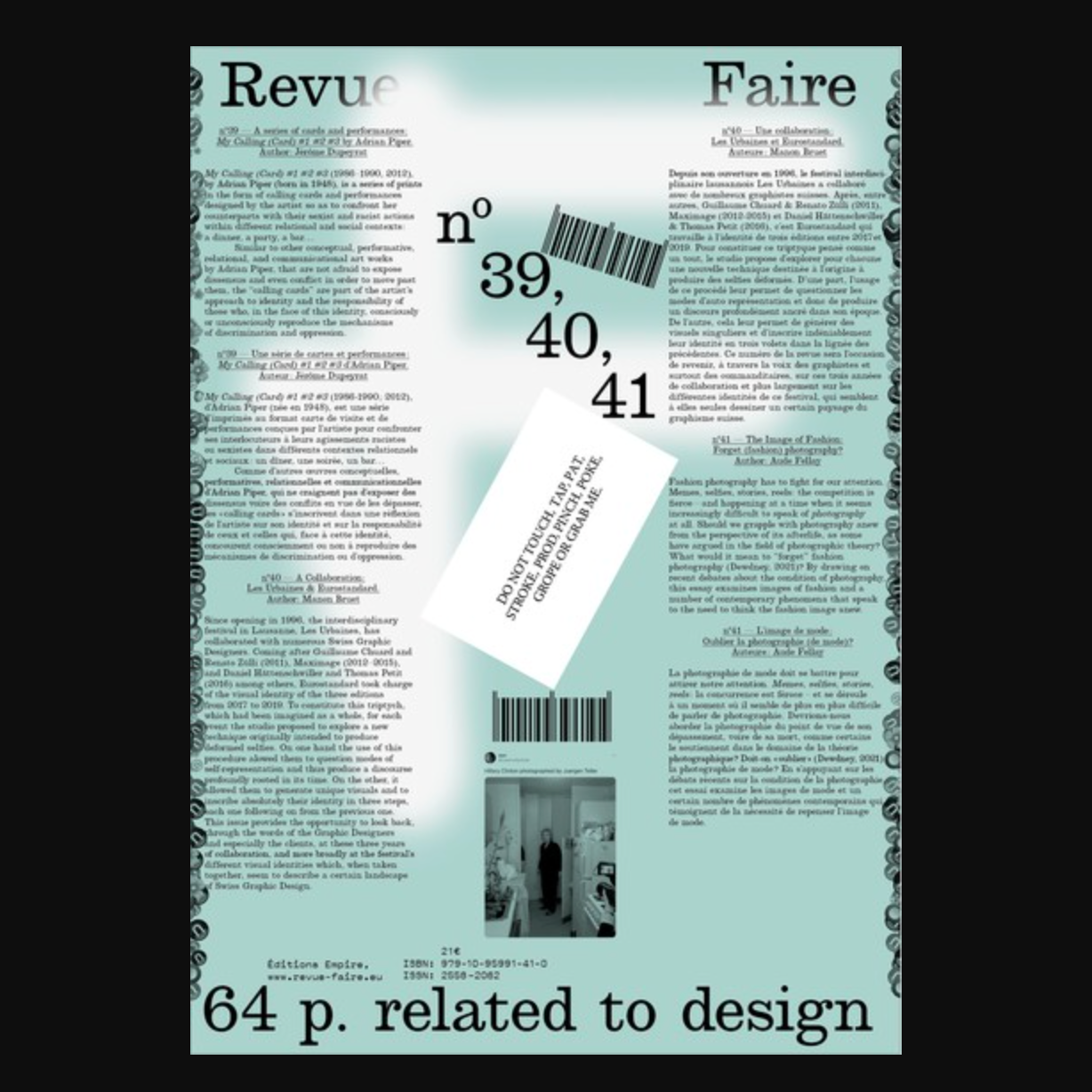FAIRE  REGARDER LE GRAPHISME  VOLUME 11 (N  39, 40, 41)