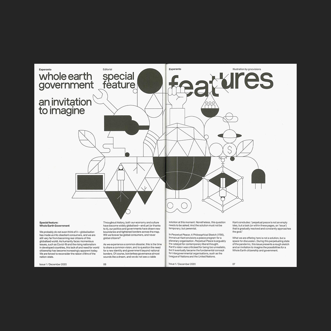 Esperanto culture magazine 1: whole earth government