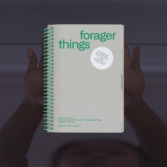 Forager things (instructions for) 9 compositional products &amp; 16 experi mental mails