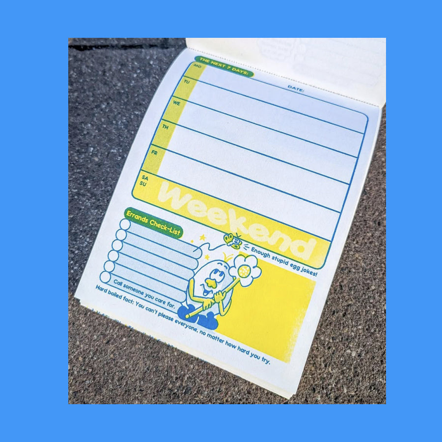 The Eggcentric Note Pad