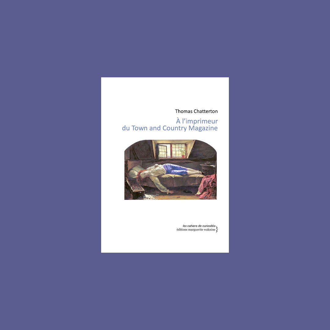 A l'imprimeur du Town and Country Magazine