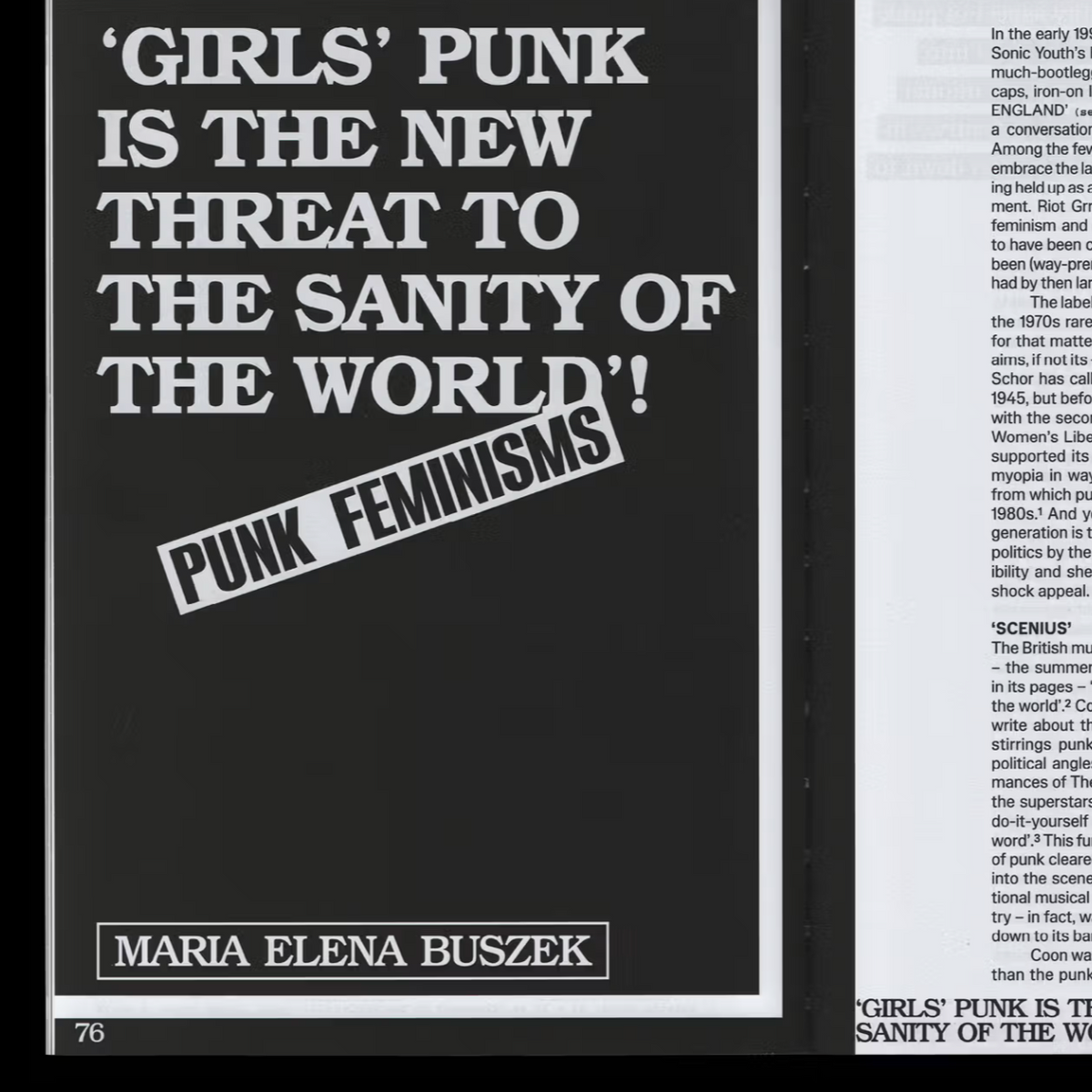 UNRULY. The Body in Punk