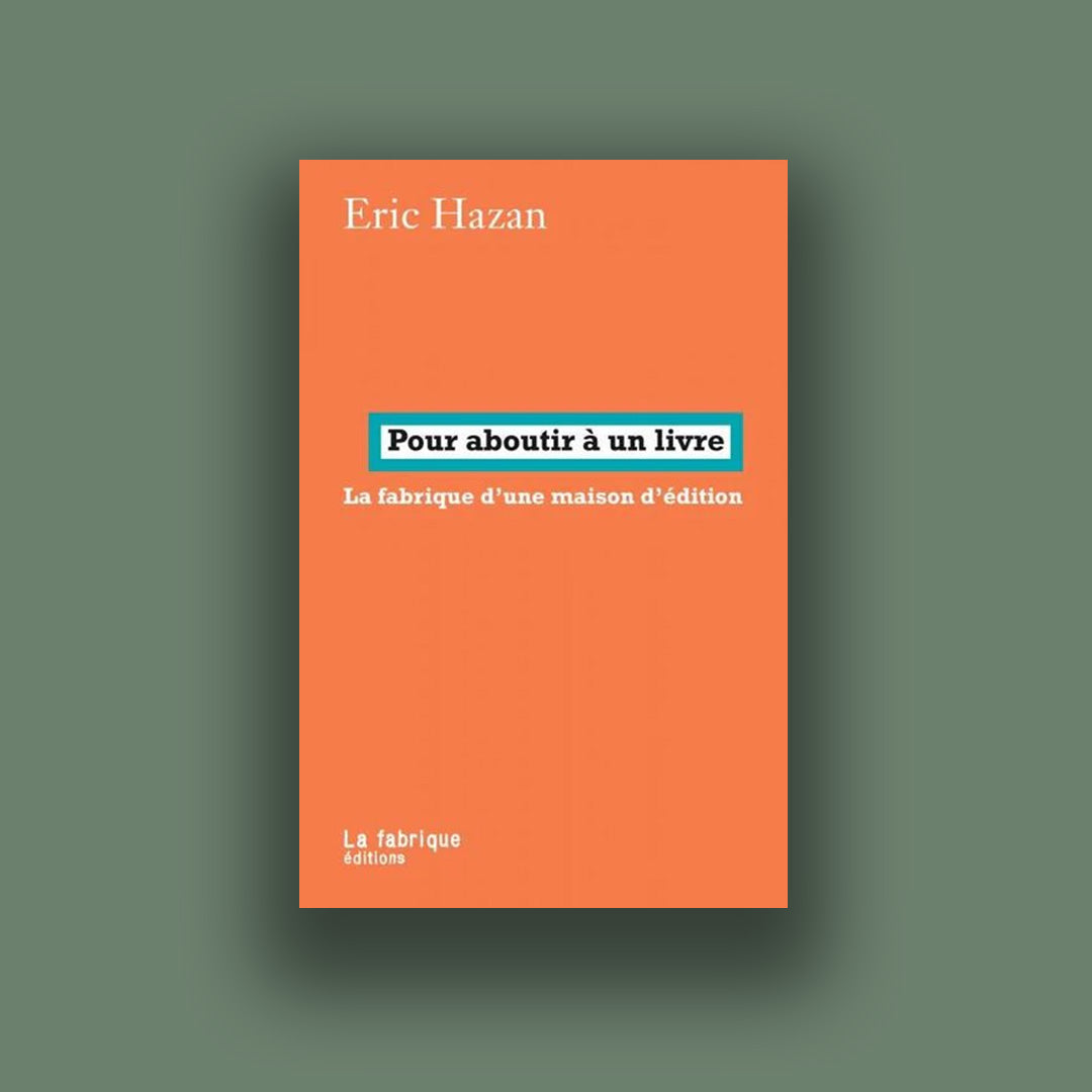 Pour aboutir à un livre