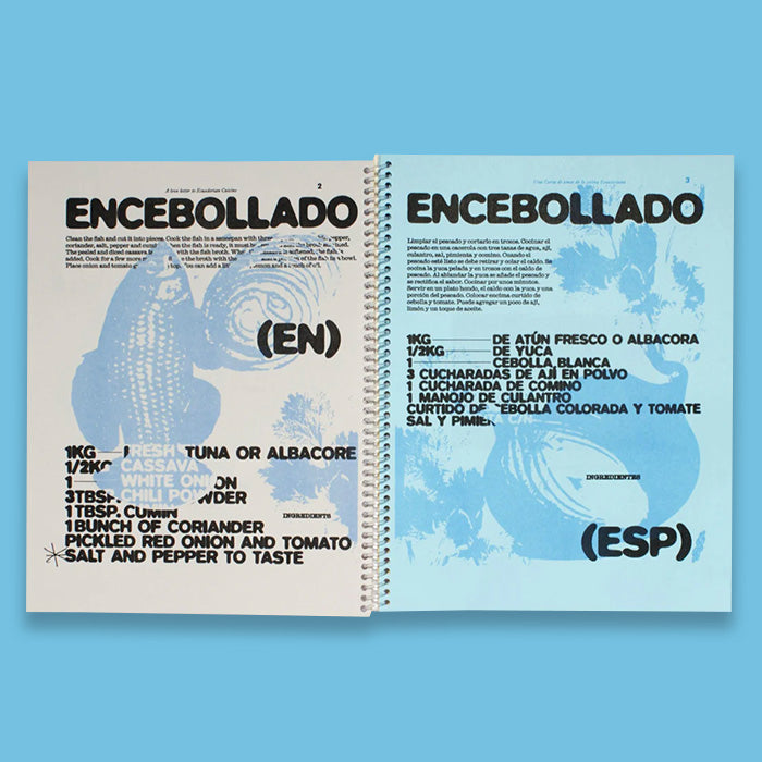 Recetas Ecuatorianas; una carta de amor bilingüe de la cocina Ecuatoriana