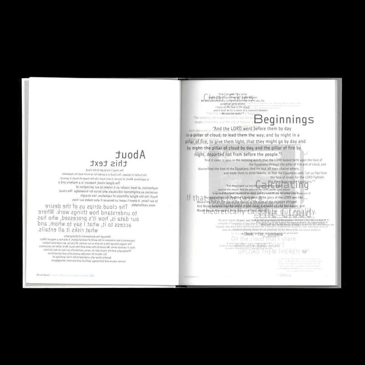 Songs of the Sky : Photography & the Cloud /anglais/allemand