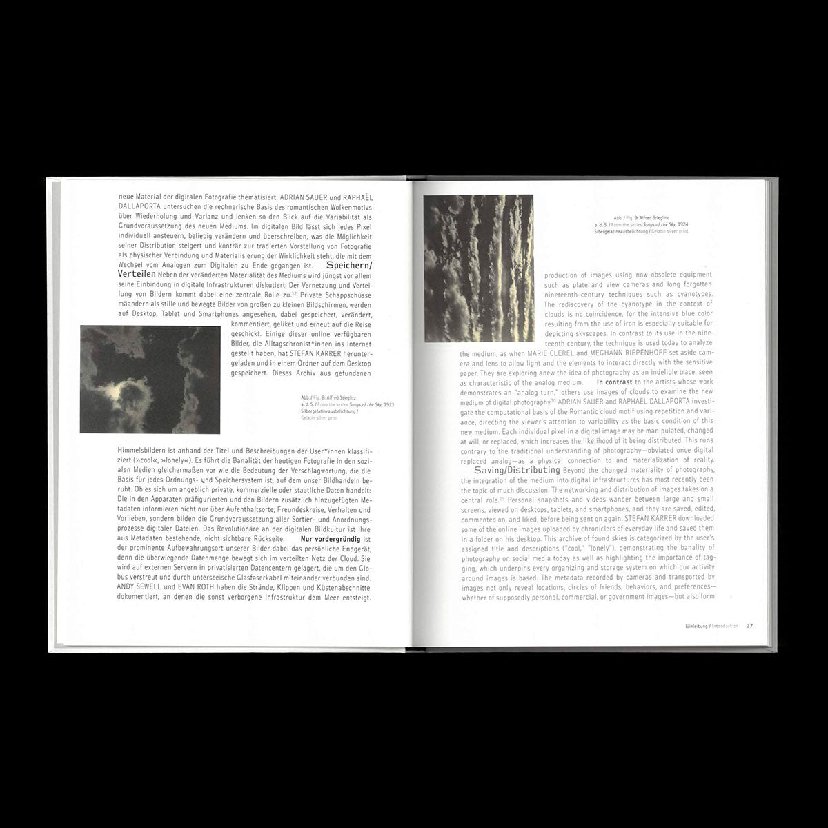 Songs of the Sky : Photography & the Cloud /anglais/allemand