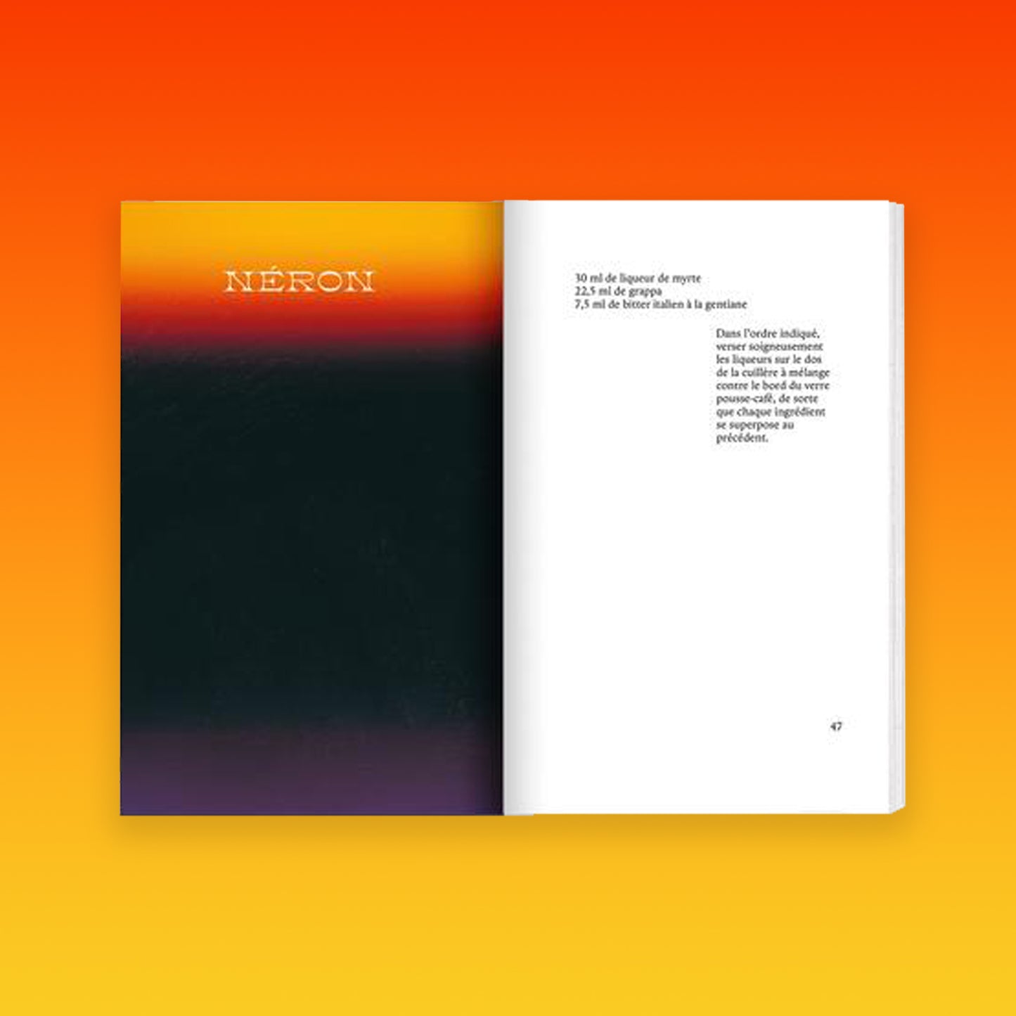 Guillaume Aubry Sunset cocktails /franCais
