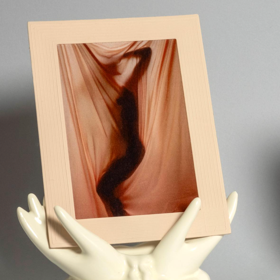 Isadora - carte postale en soie