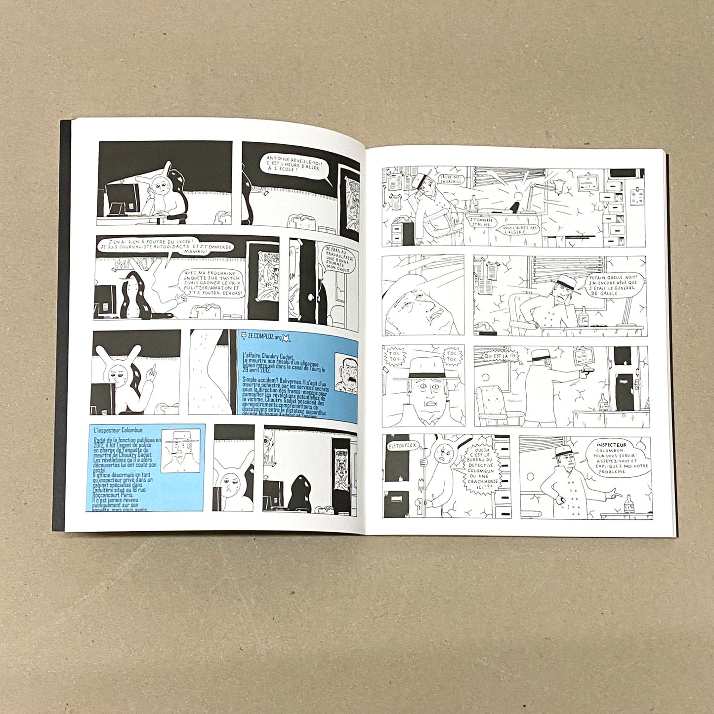 Inspector Colombun, sauerkraut in the soup