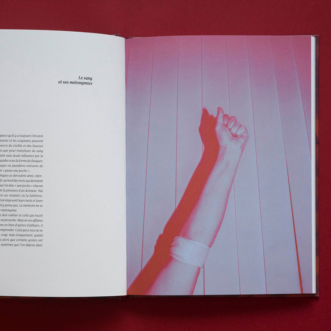 Three drops of blood like a flower