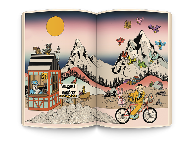 Brian Blomerth's Bicycle Day /anglais