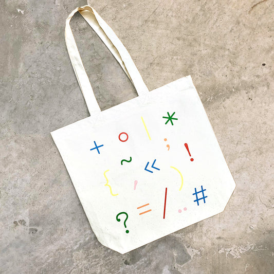 White tote bag