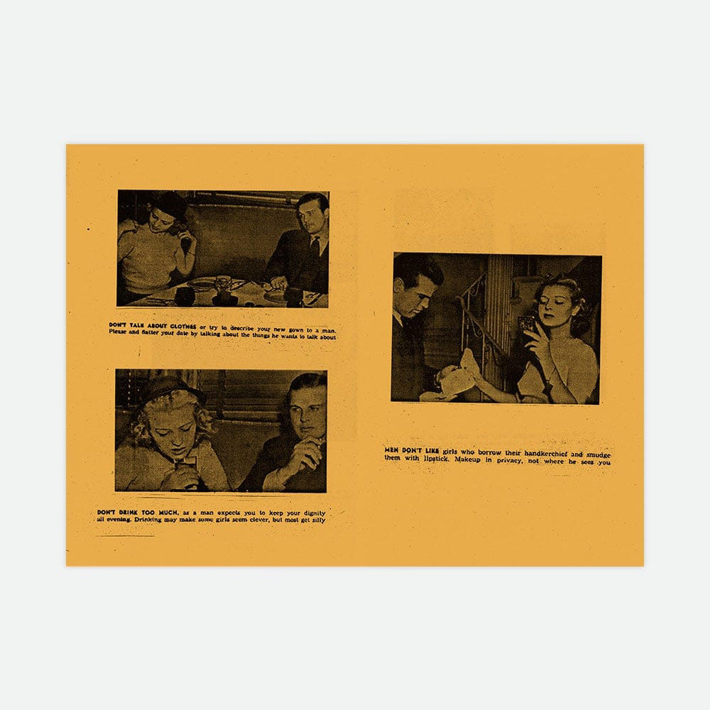 Men don't like: sexist dating tips from 1938