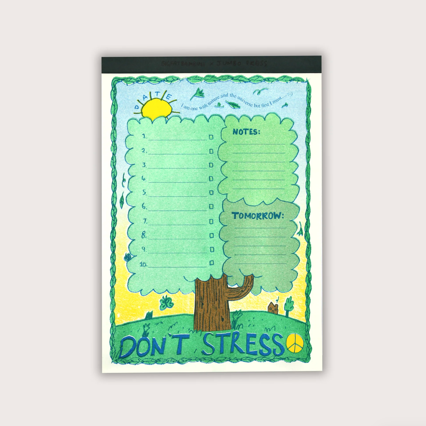 Don't Stress Notepad