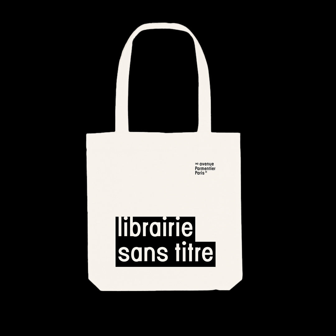 Tote bag librairie sans titre - Blanc
