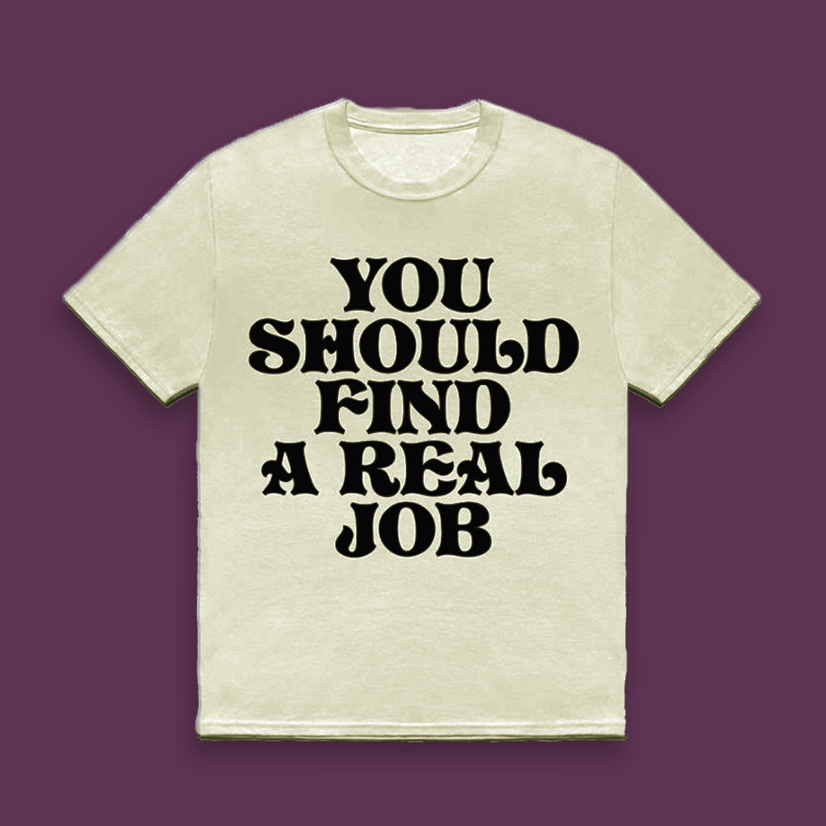 You should find a real job - t-shirt