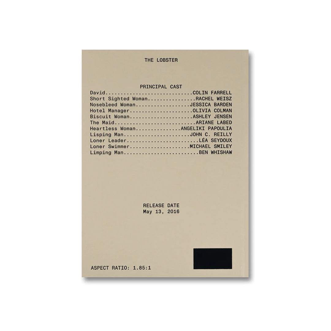 The Lobster Screenplay Book T08