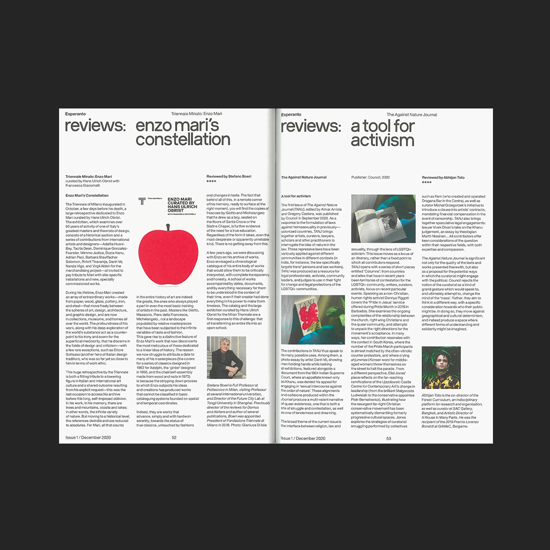 Esperanto culture magazine 1: whole earth government