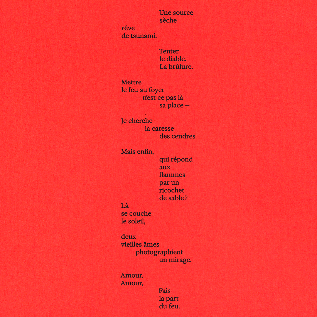 Red is over my lover...