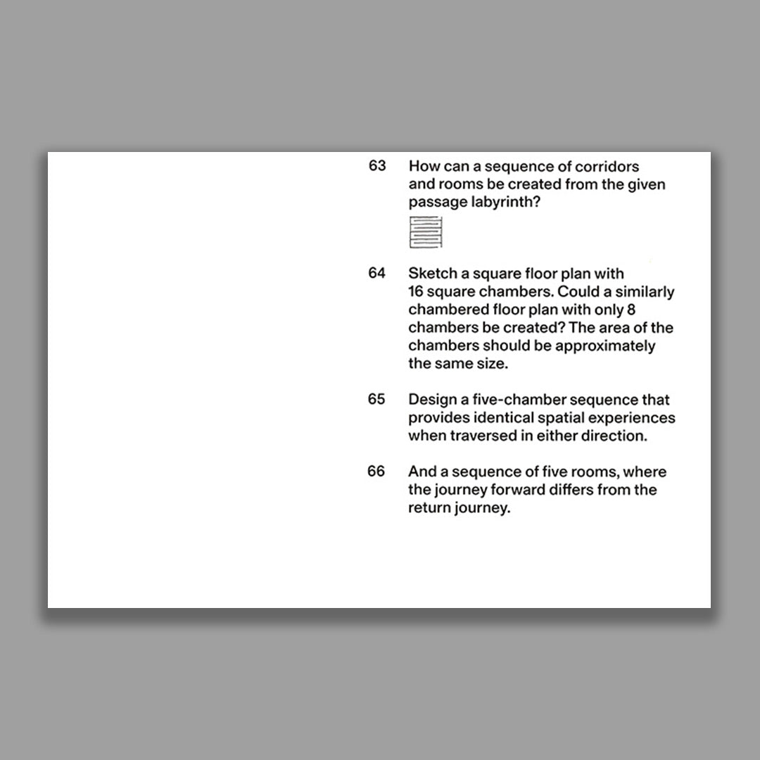 77 Questions about Architectural Space