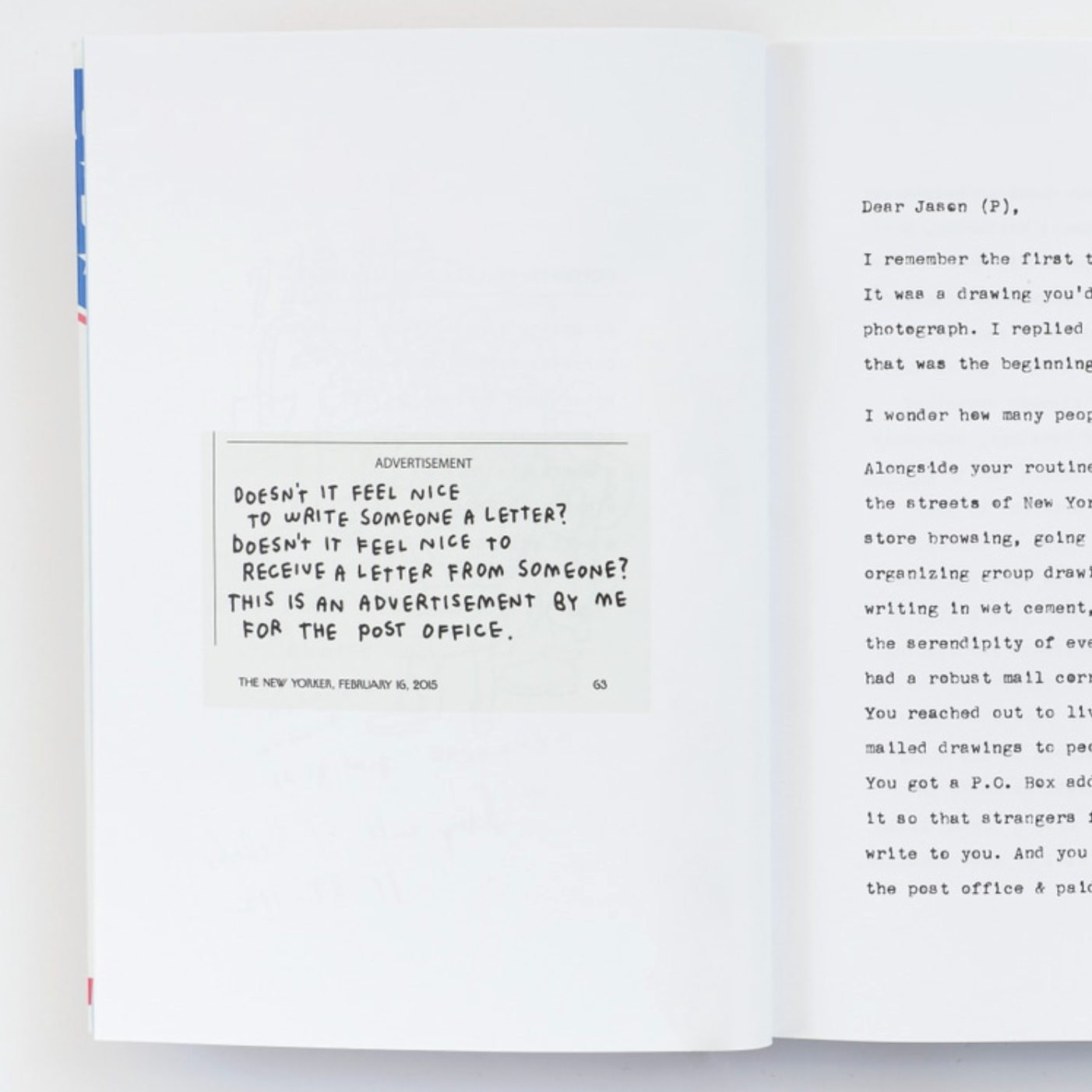 Jason Polan: The Post Office