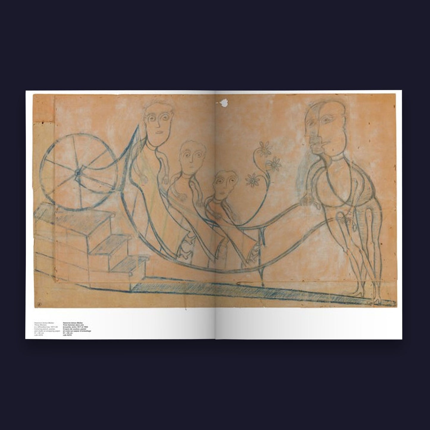 L'art brut de jean dubuffet - aux origines de la collection - illustrations, noir et blanc