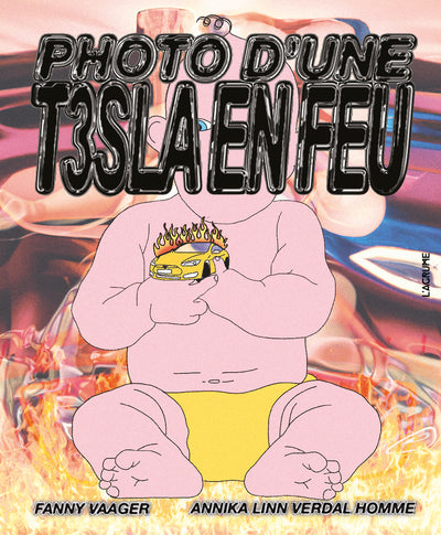 Photo d'une T3sla en feu