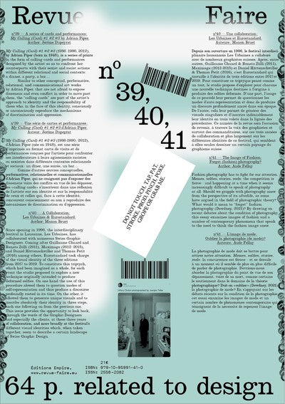 FAIRE REGARDER LE GRAPHISME VOLUME 11 (N 39, 40, 41)