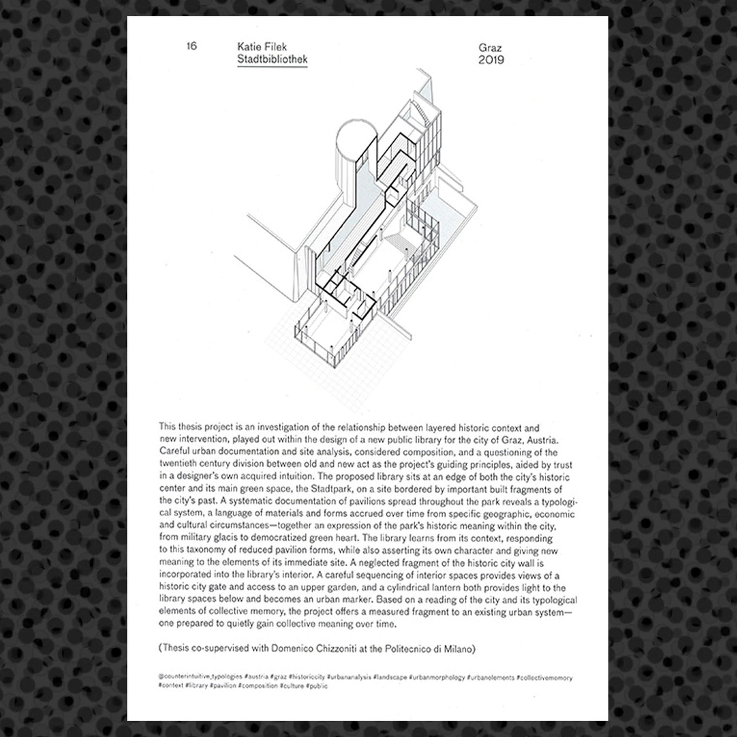 Thinking Design Blueprint for an Architecture of Typology /English