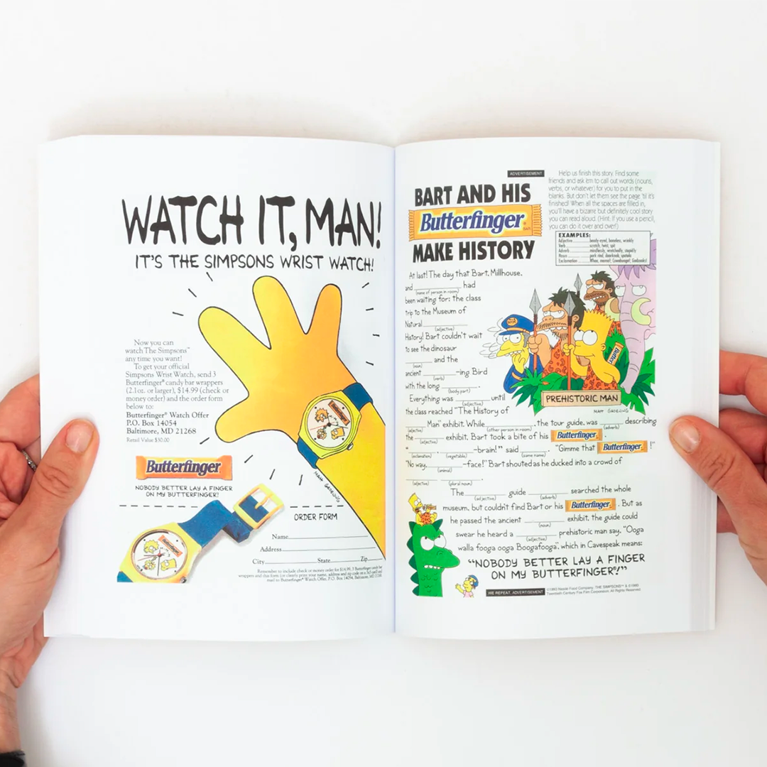 A Compendium of Print Advertising from The Simpsons