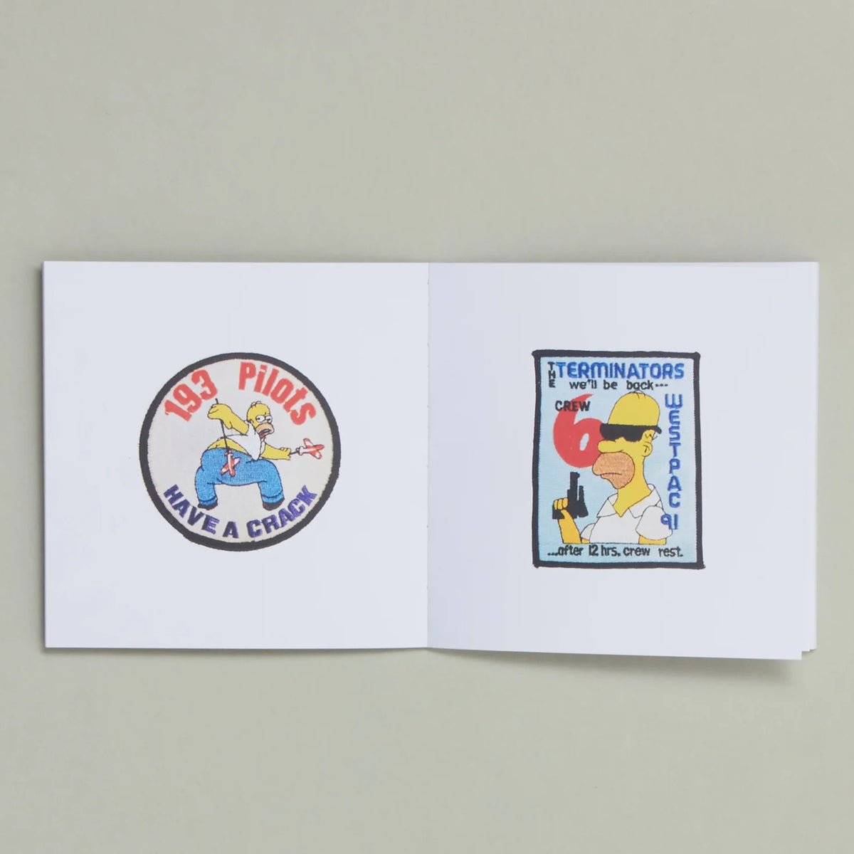 Bootleg Simpsons Patches from the Military & Scouting