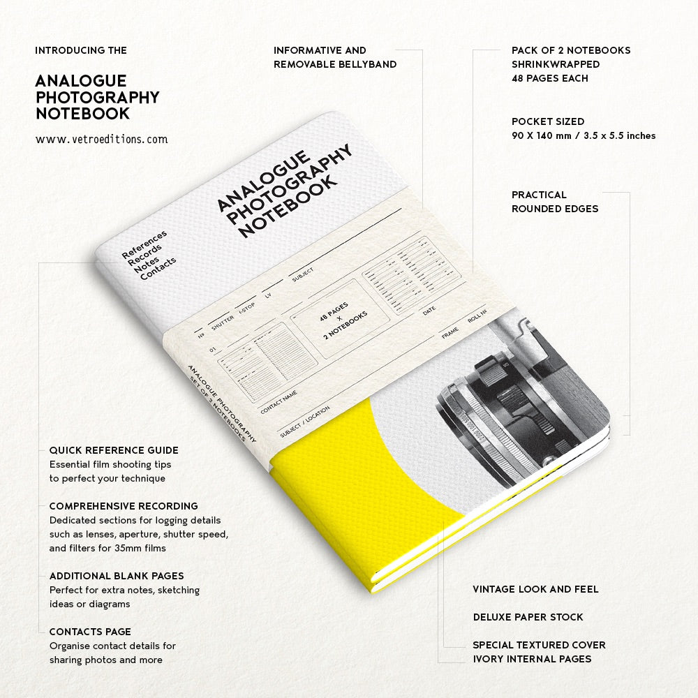 The Analogue Photography notebooks (x2)